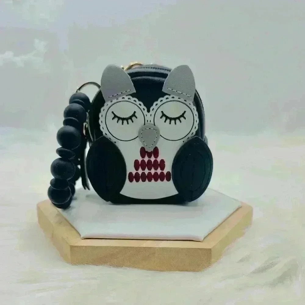 Owl Coin Card Mini Keychain Wallet Wristlet